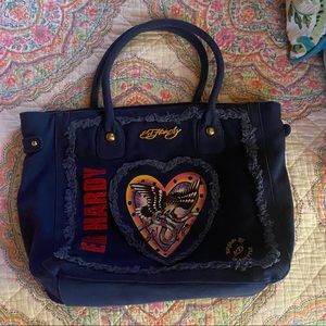 Ed Hardy Denim Purse